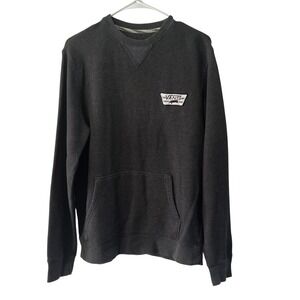 Vans CA NY Since 1966‎ Logo Gray Crewneck Pullover Sweatshirt Men's Size Small
